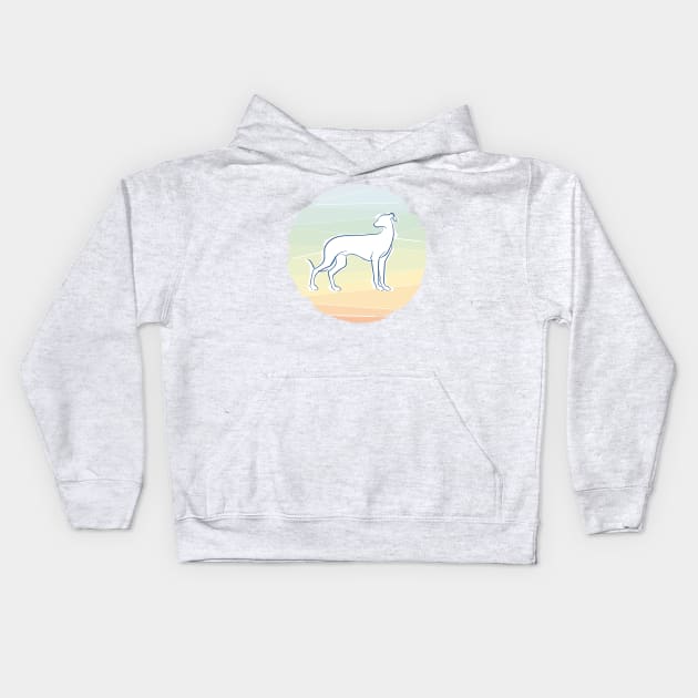 Greyhound Kids Hoodie by tuditees